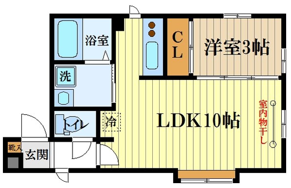 パウゼ西恋ヶ窪の物件間取画像